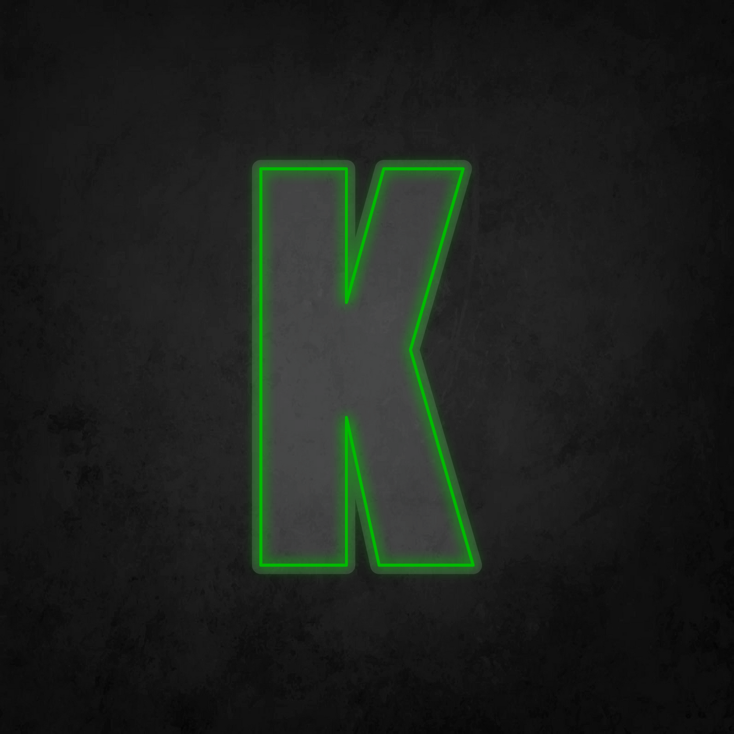 LED Neon Sign - Alphabet - K - XL Size