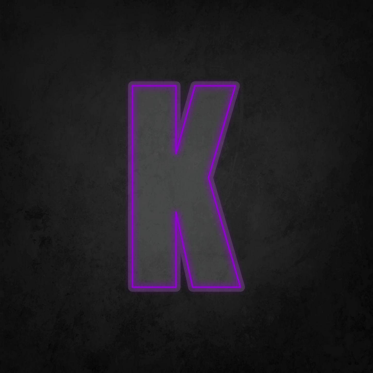 LED Neon Sign - Alphabet - K - XL Size