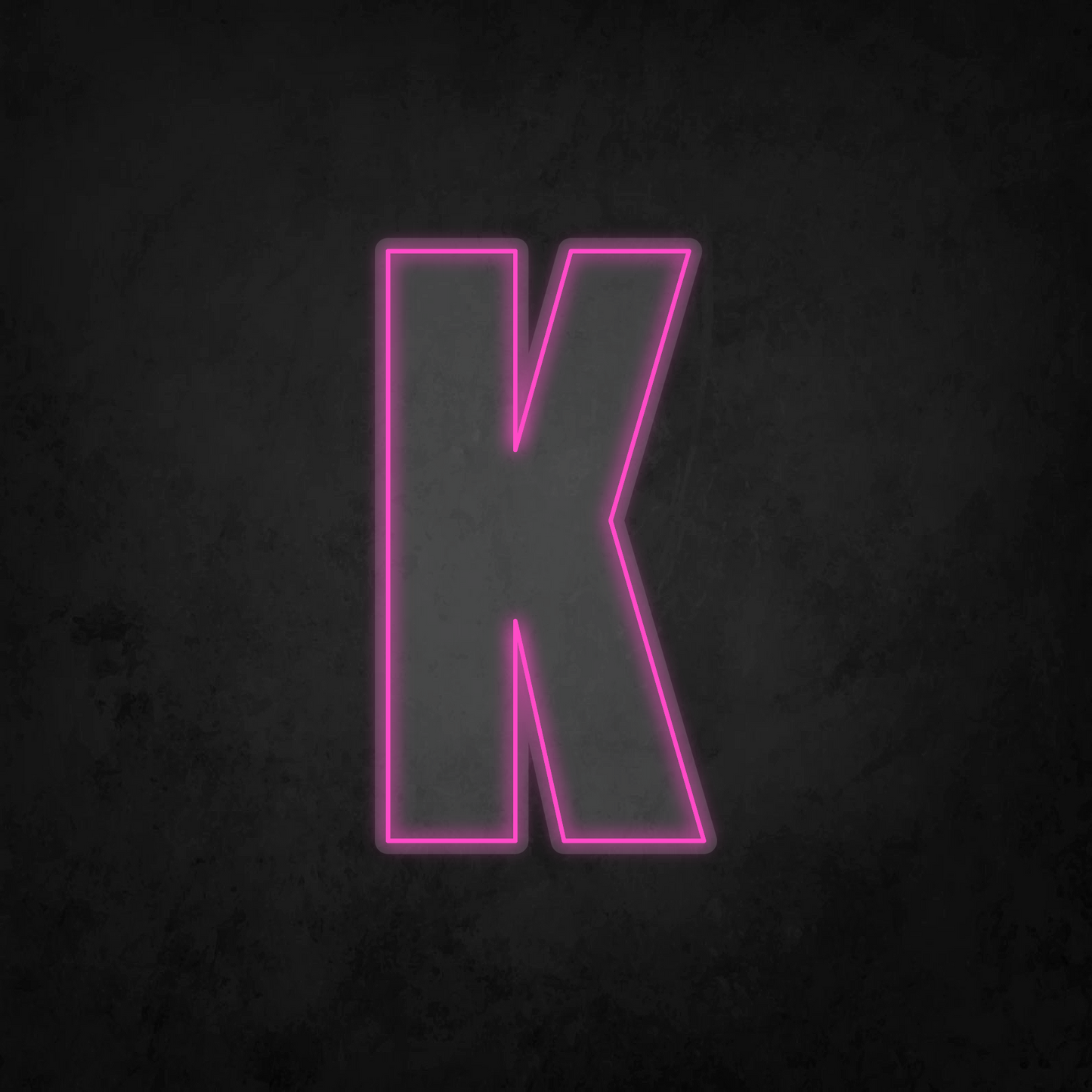 LED Neon Sign - Alphabet - K - XL Size