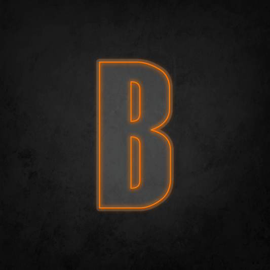 LED Neon Sign - Alphabet - B - XL Size