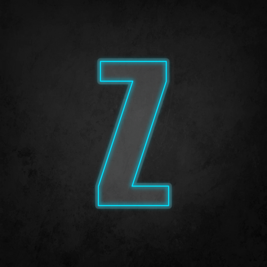LED Neon Sign - Alphabet - Z - XL Size