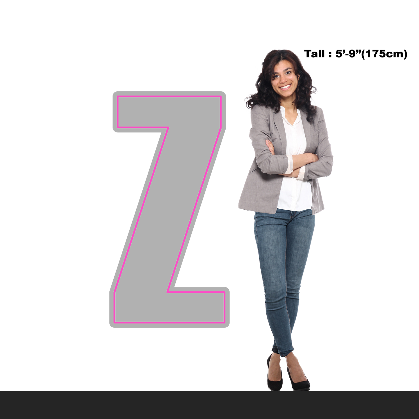 LED Neon Sign - Alphabet - Z - XL Size