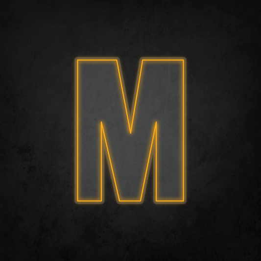 LED Neon Sign - Alphabet - M - XL Size