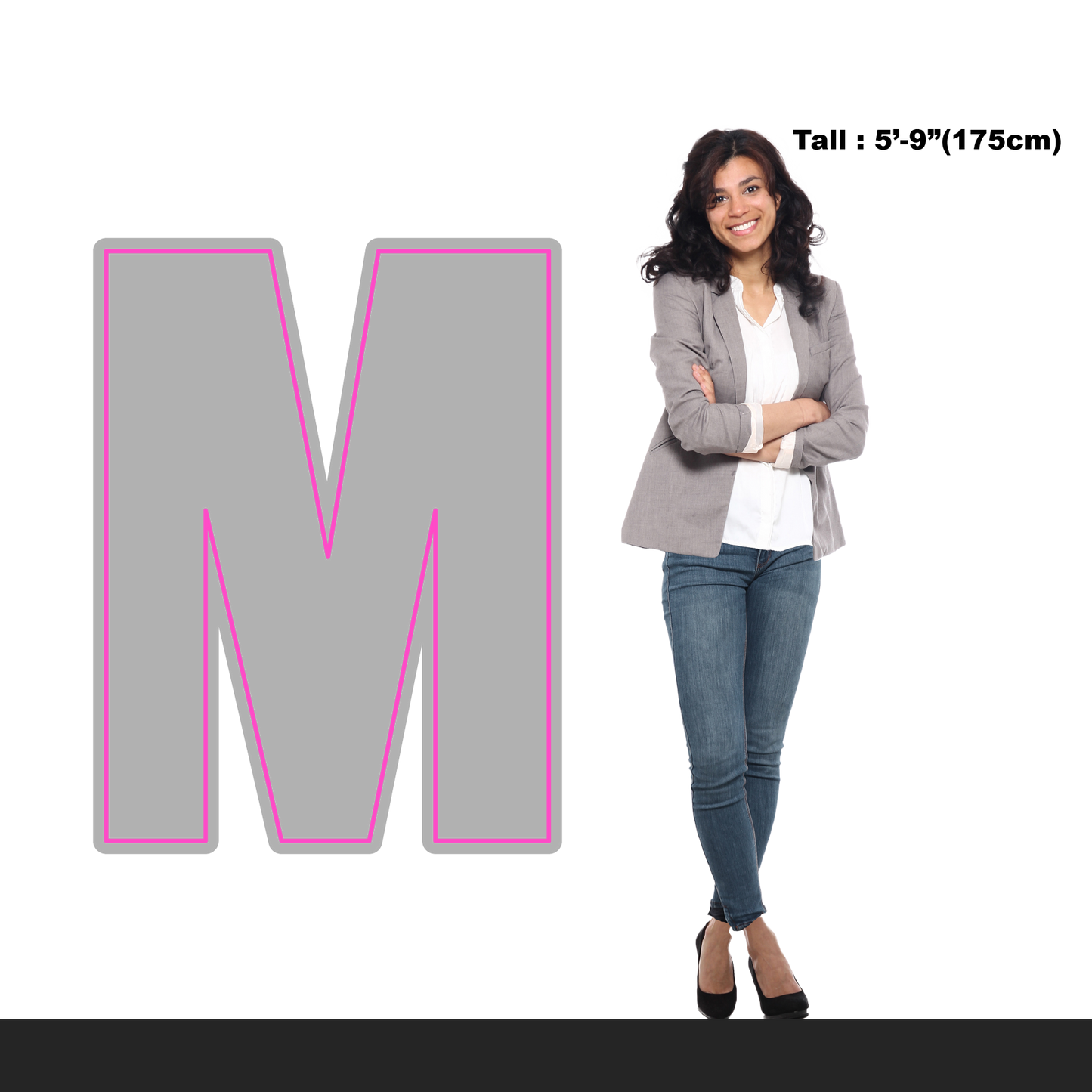 LED Neon Sign - Alphabet - M - XL Size