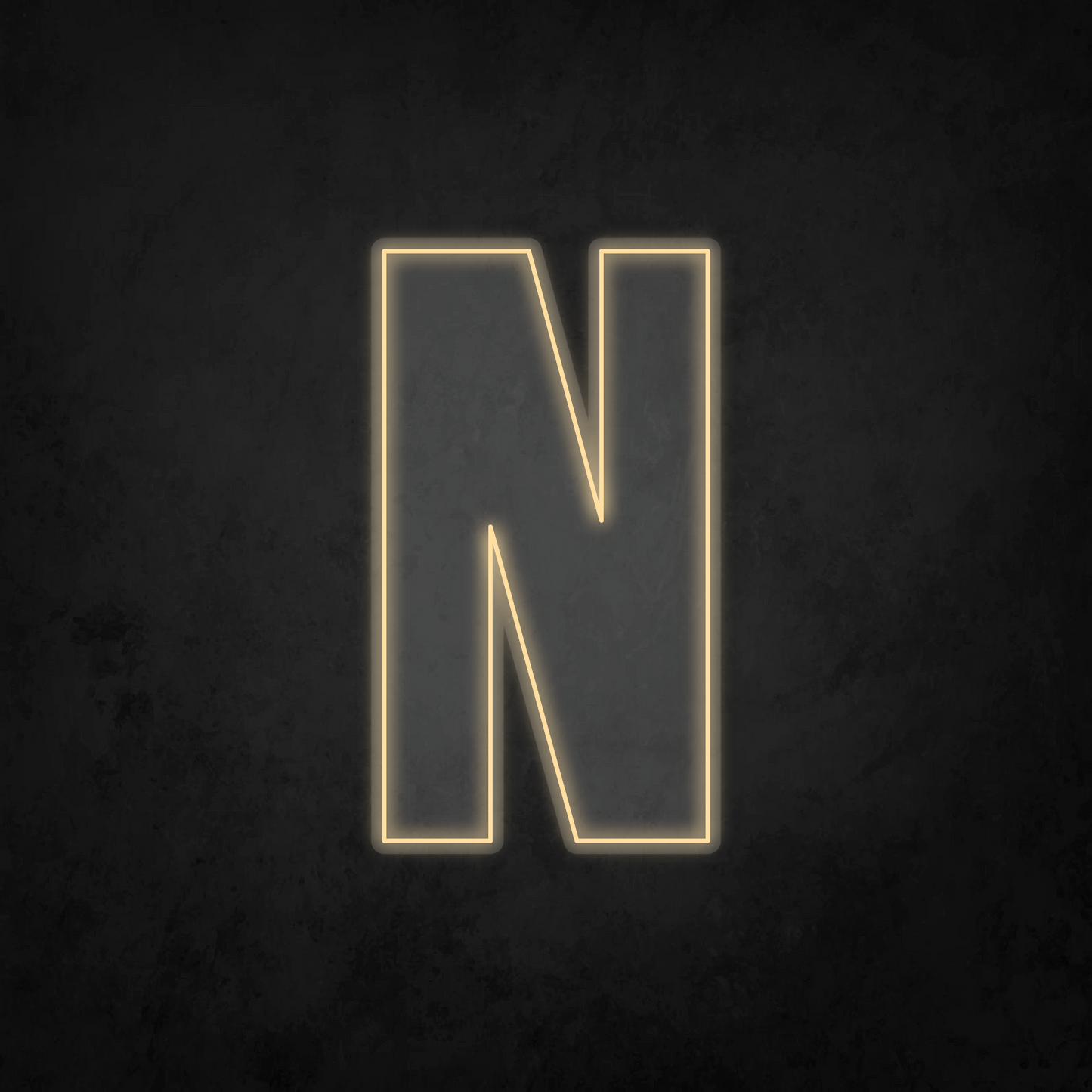 LED Neon Sign - Alphabet - N - XL Size