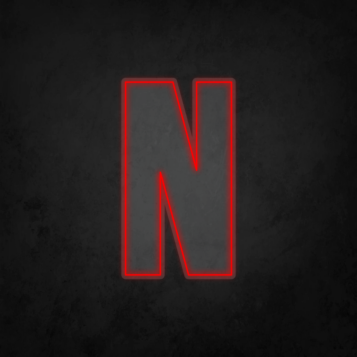 LED Neon Sign - Alphabet - N - XL Size