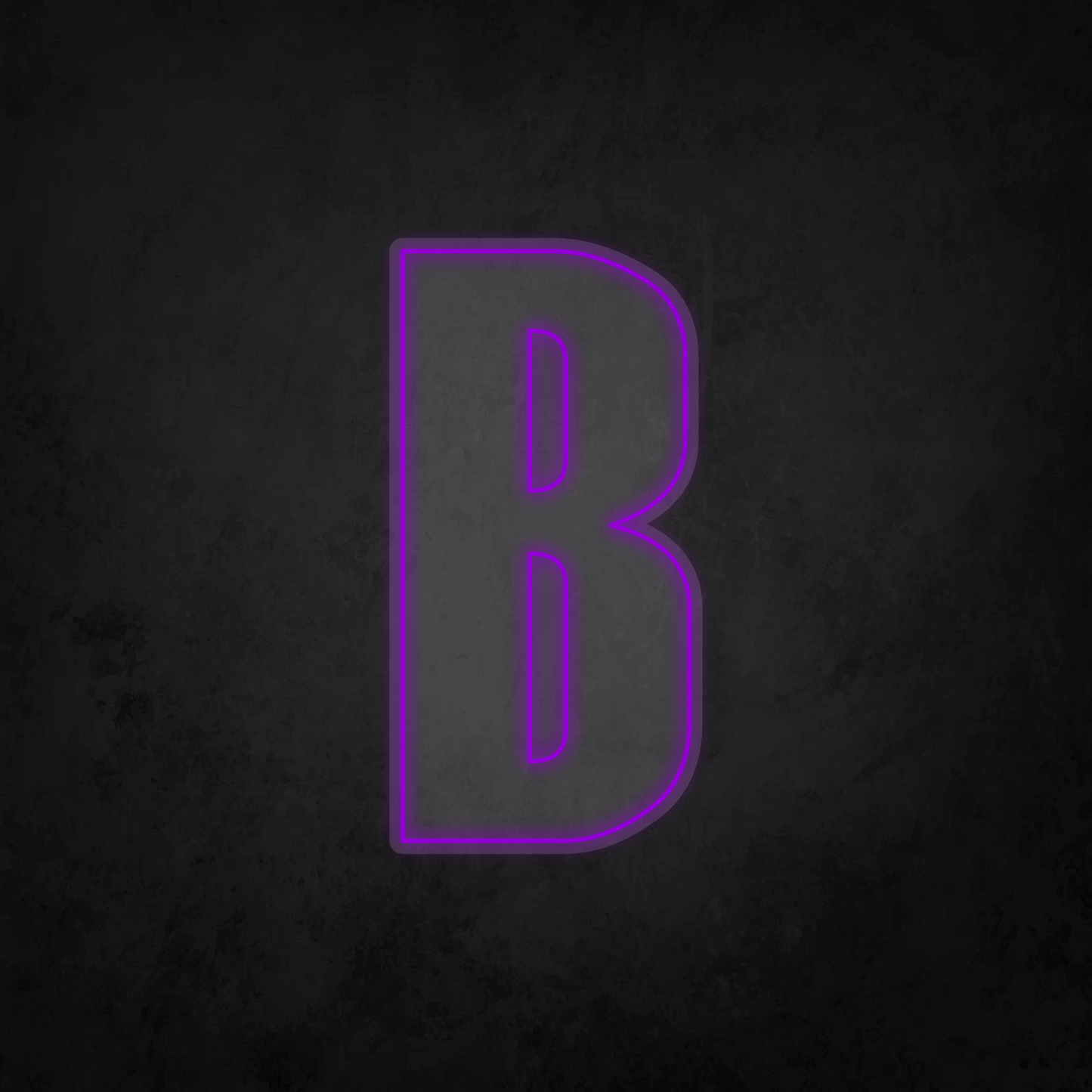 LED Neon Sign - Alphabet - B - XL Size