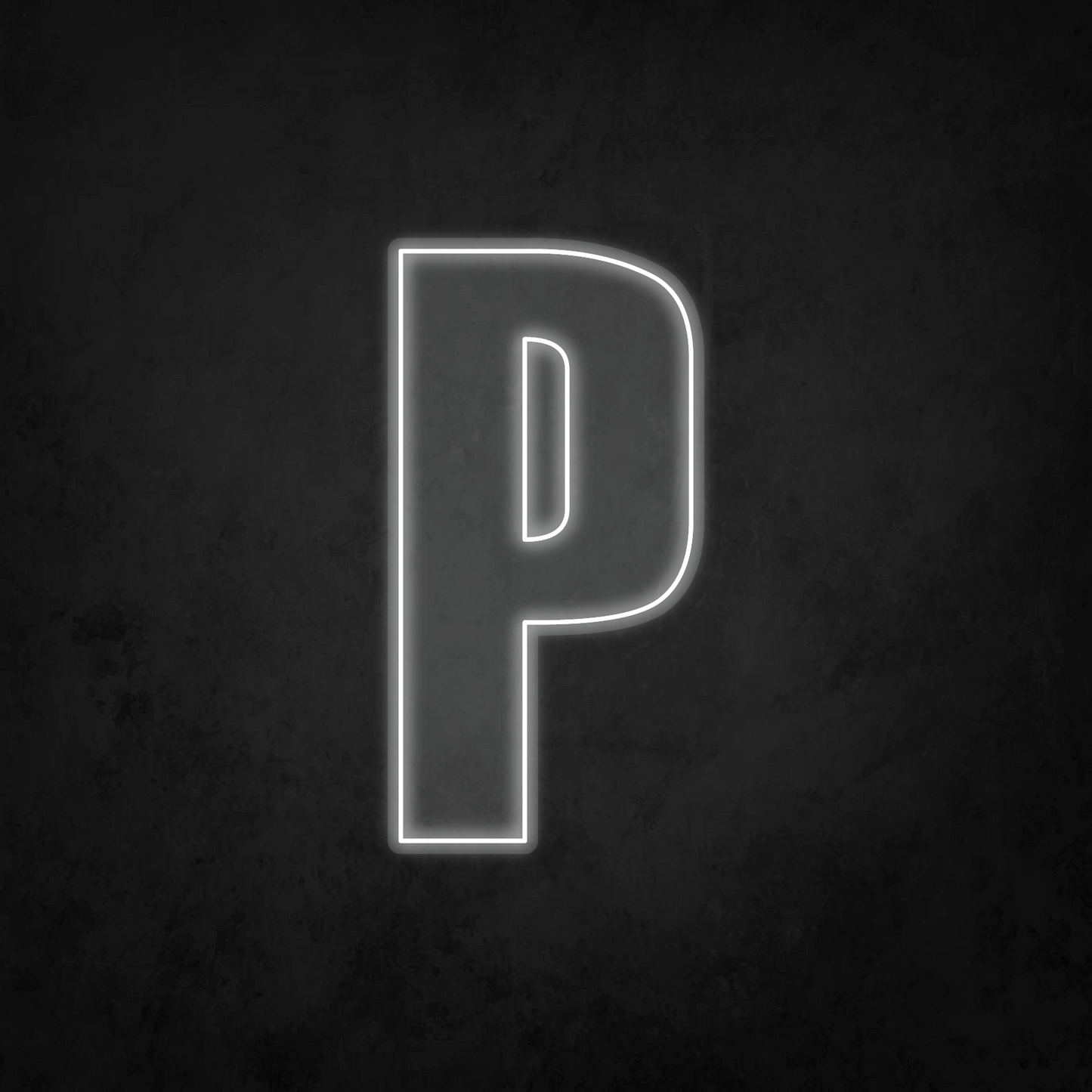 LED Neon Sign - Alphabet - P - XL Size