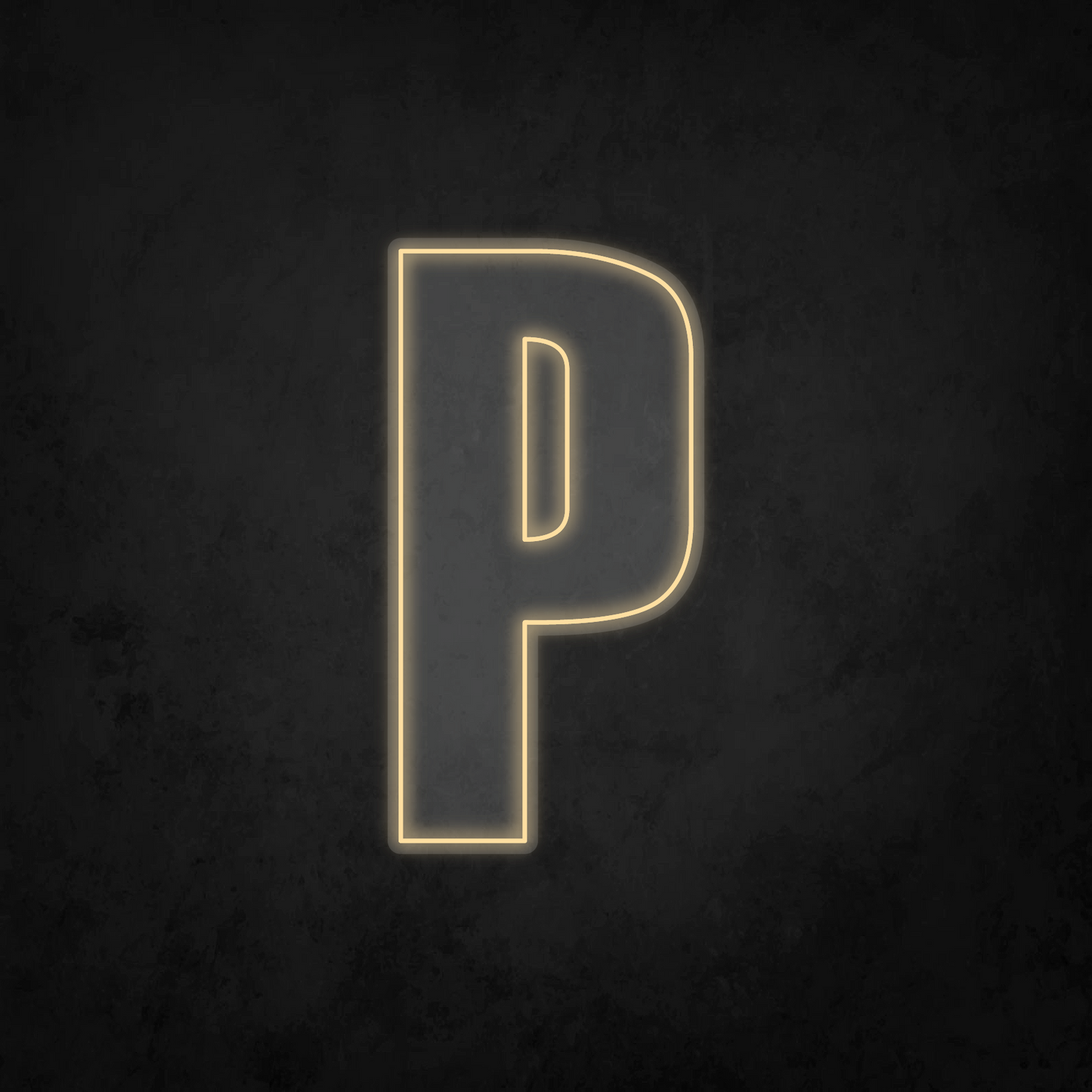 LED Neon Sign - Alphabet - P - XL Size