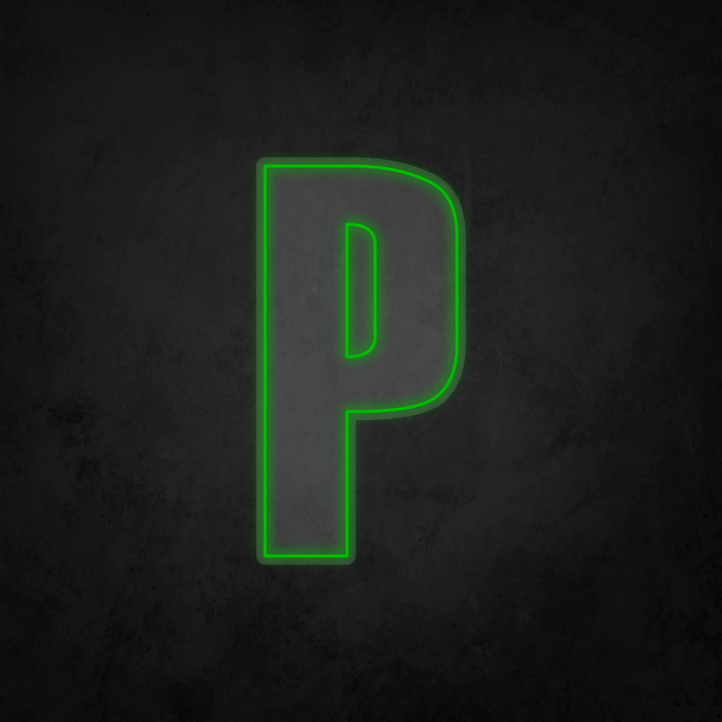 LED Neon Sign - Alphabet - P - XL Size