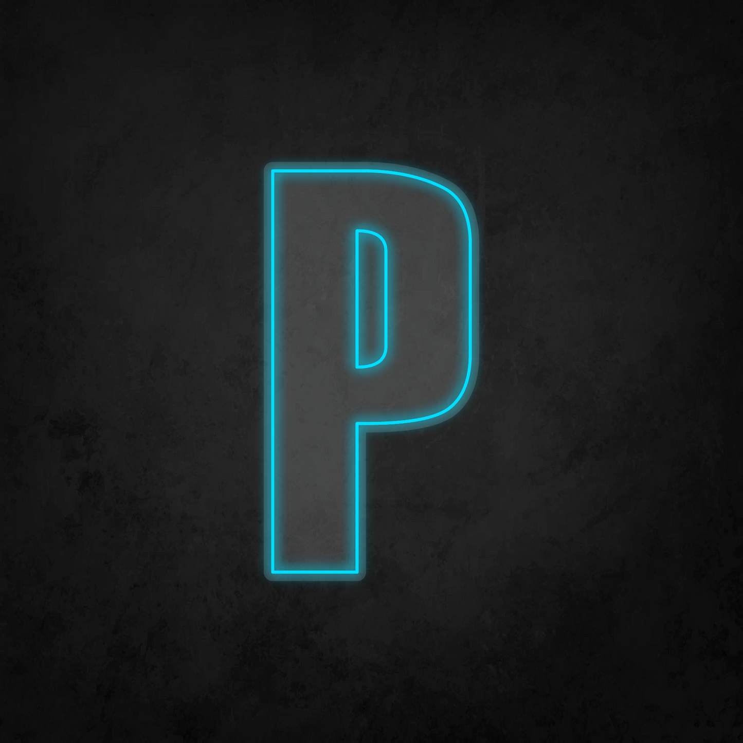 LED Neon Sign - Alphabet - P - XL Size