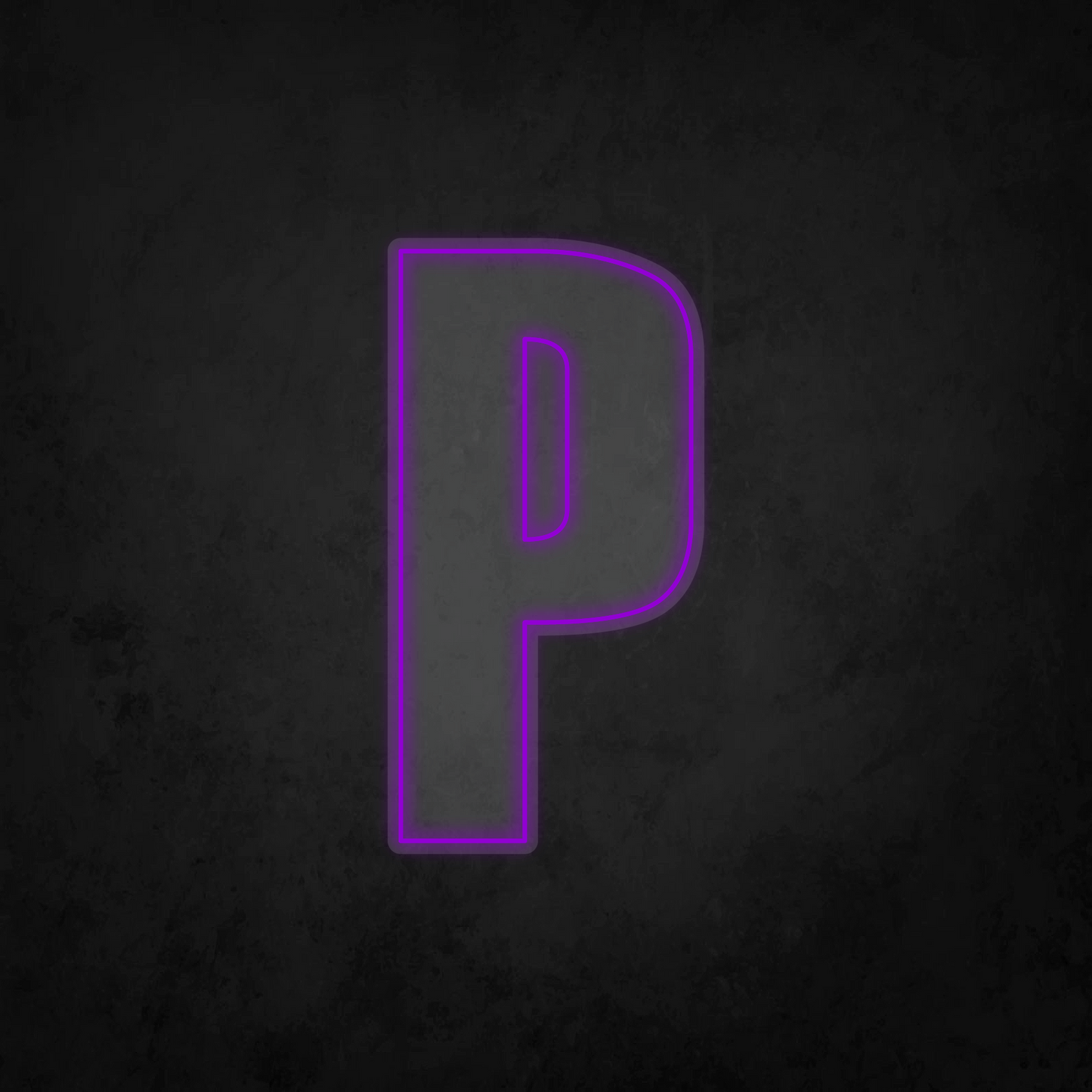 LED Neon Sign - Alphabet - P - XL Size