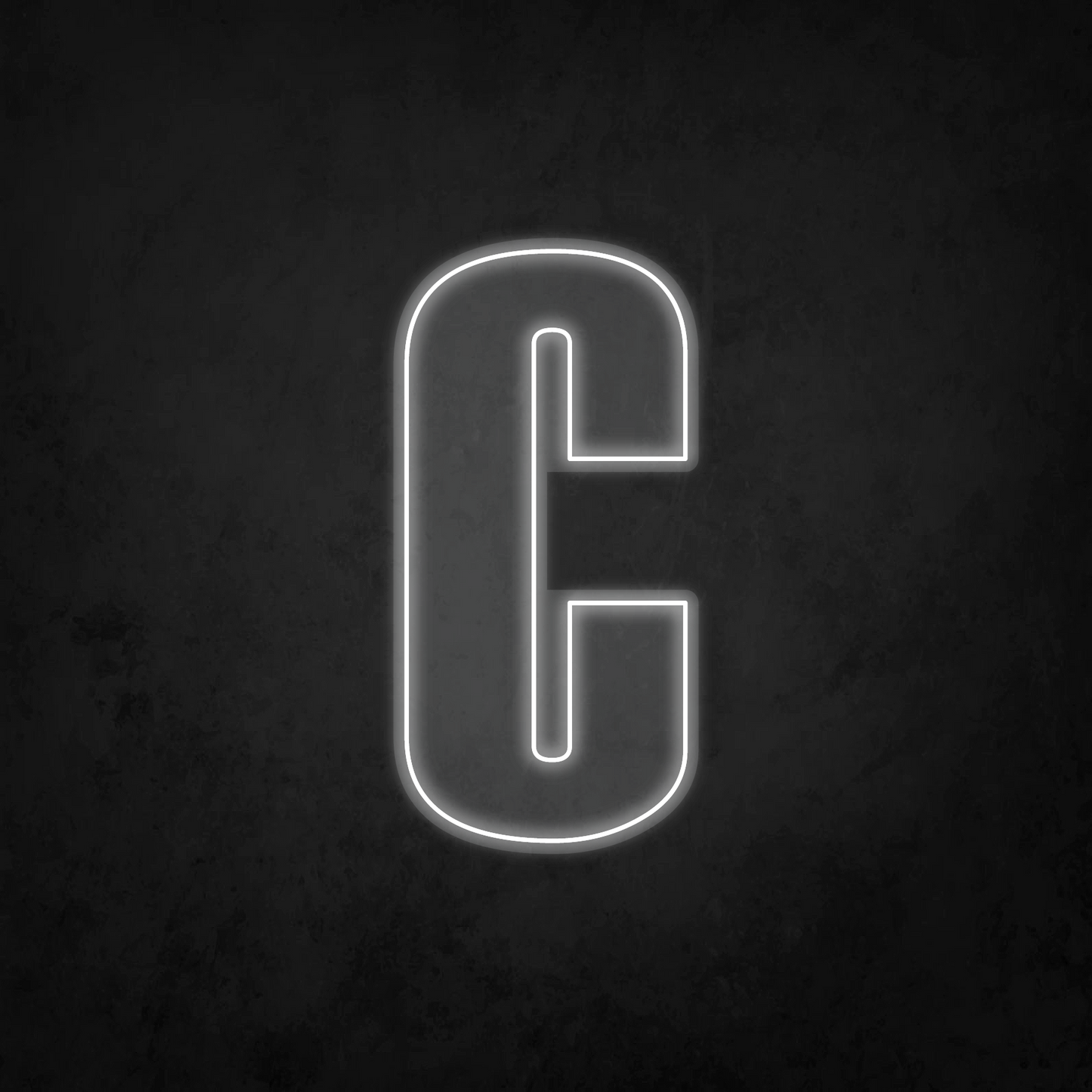LED Neon Sign - Alphabet - C - XL Size
