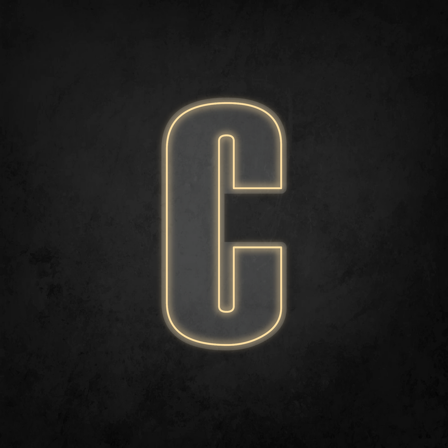 LED Neon Sign - Alphabet - C - XL Size
