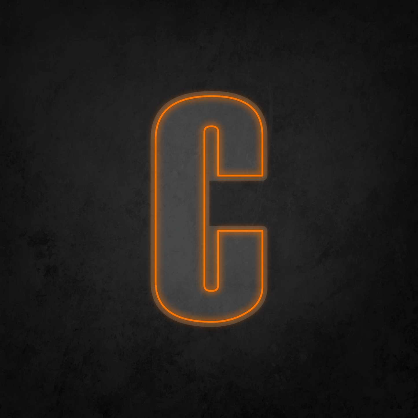 LED Neon Sign - Alphabet - C - XL Size