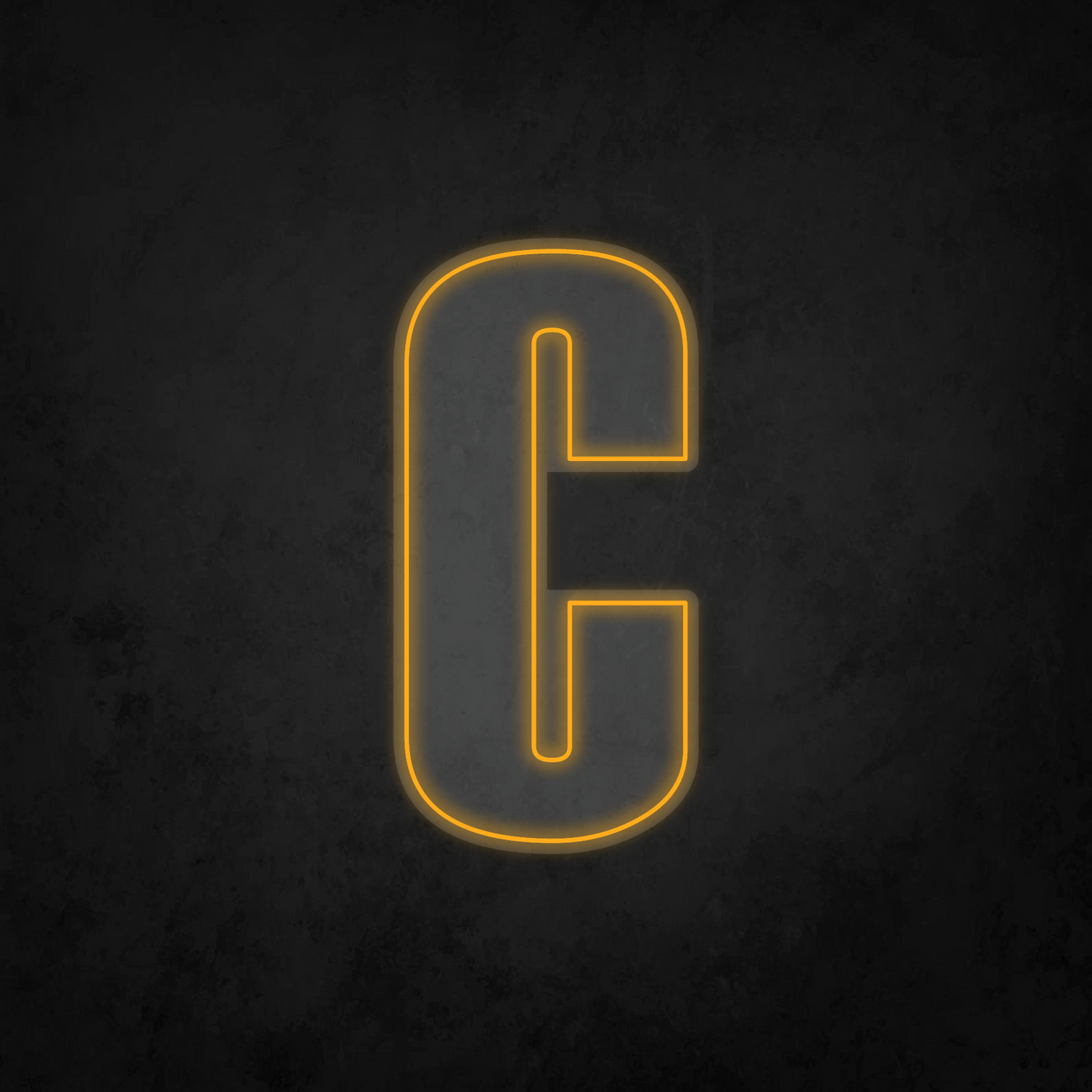 LED Neon Sign - Alphabet - C - XL Size