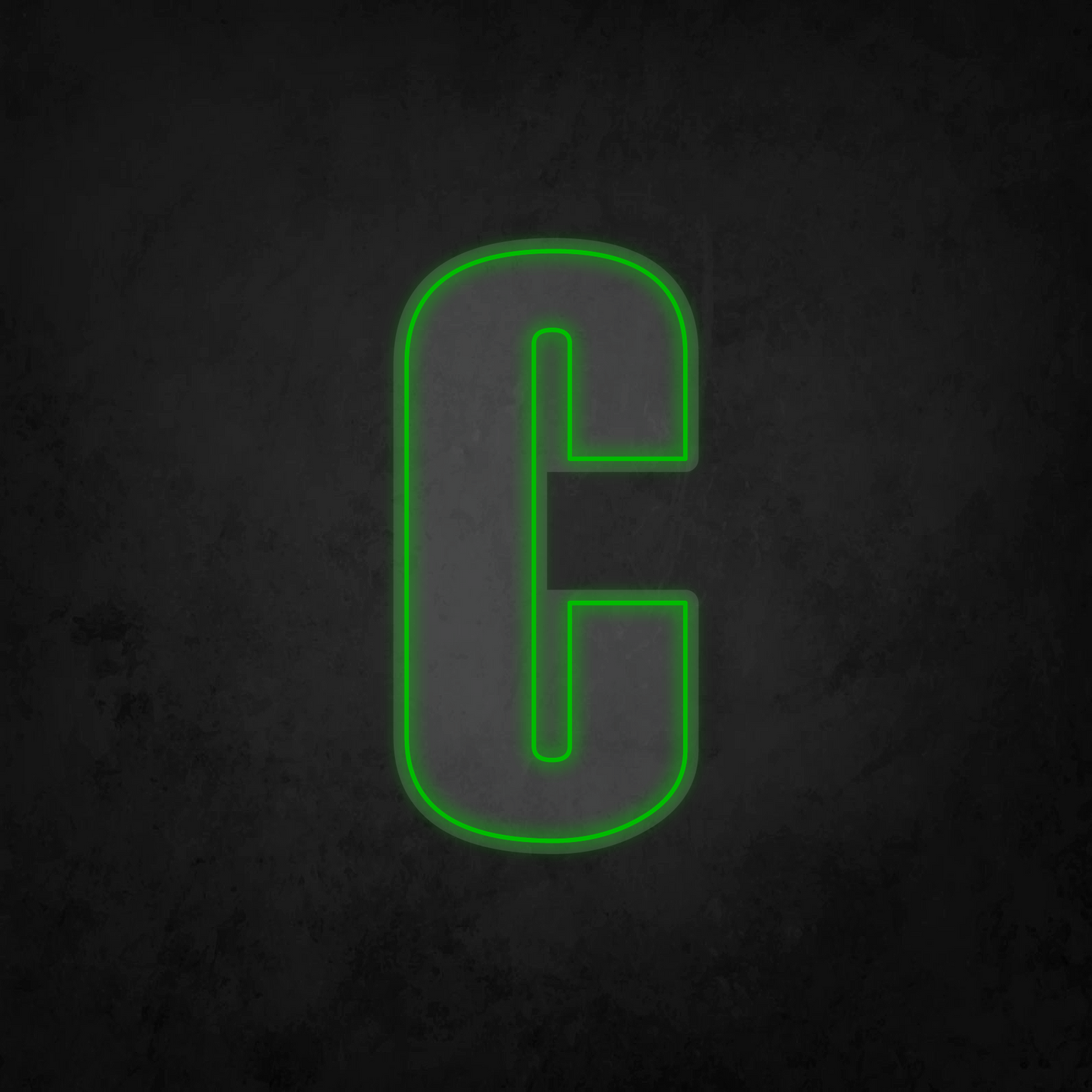 LED Neon Sign - Alphabet - C - XL Size