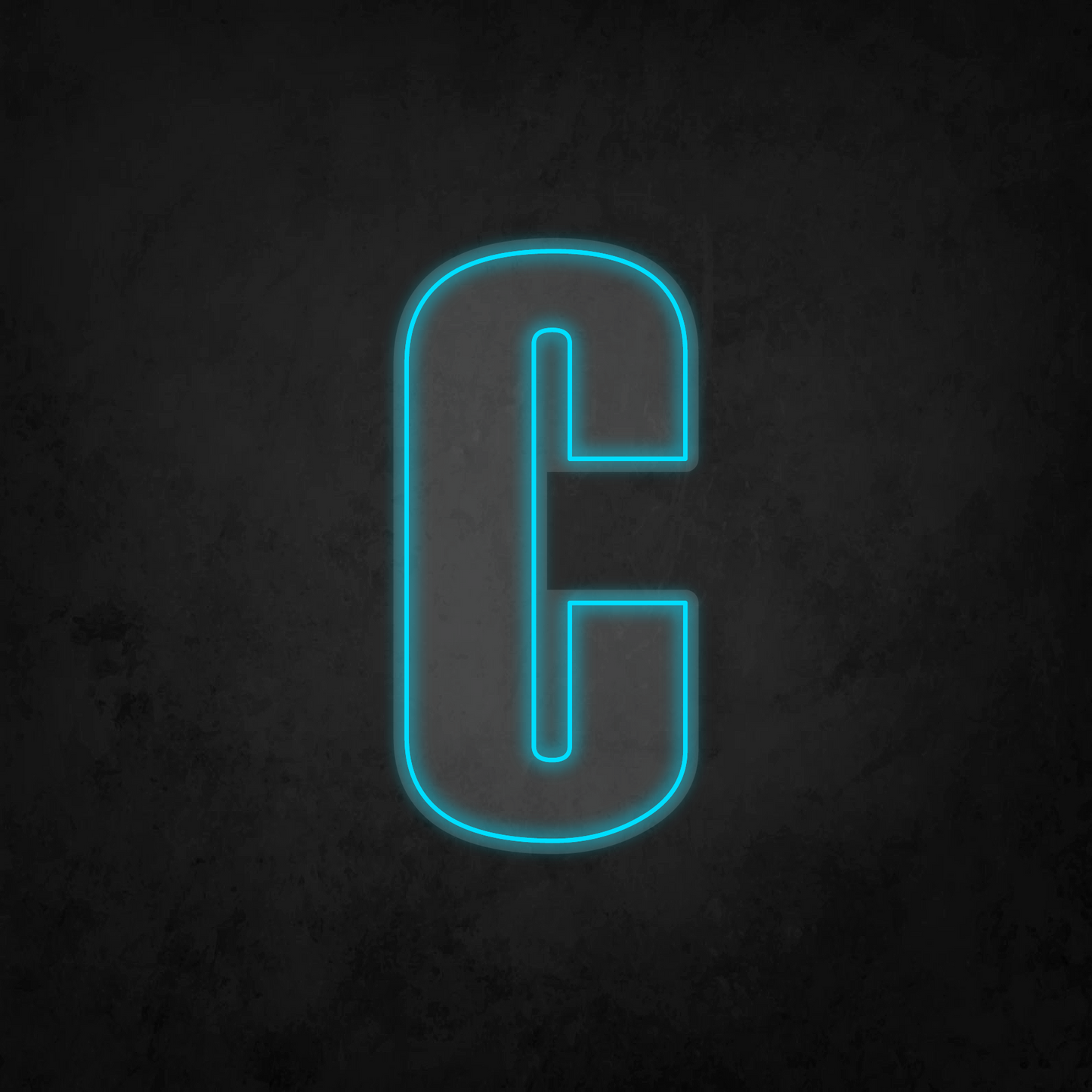LED Neon Sign - Alphabet - C - XL Size