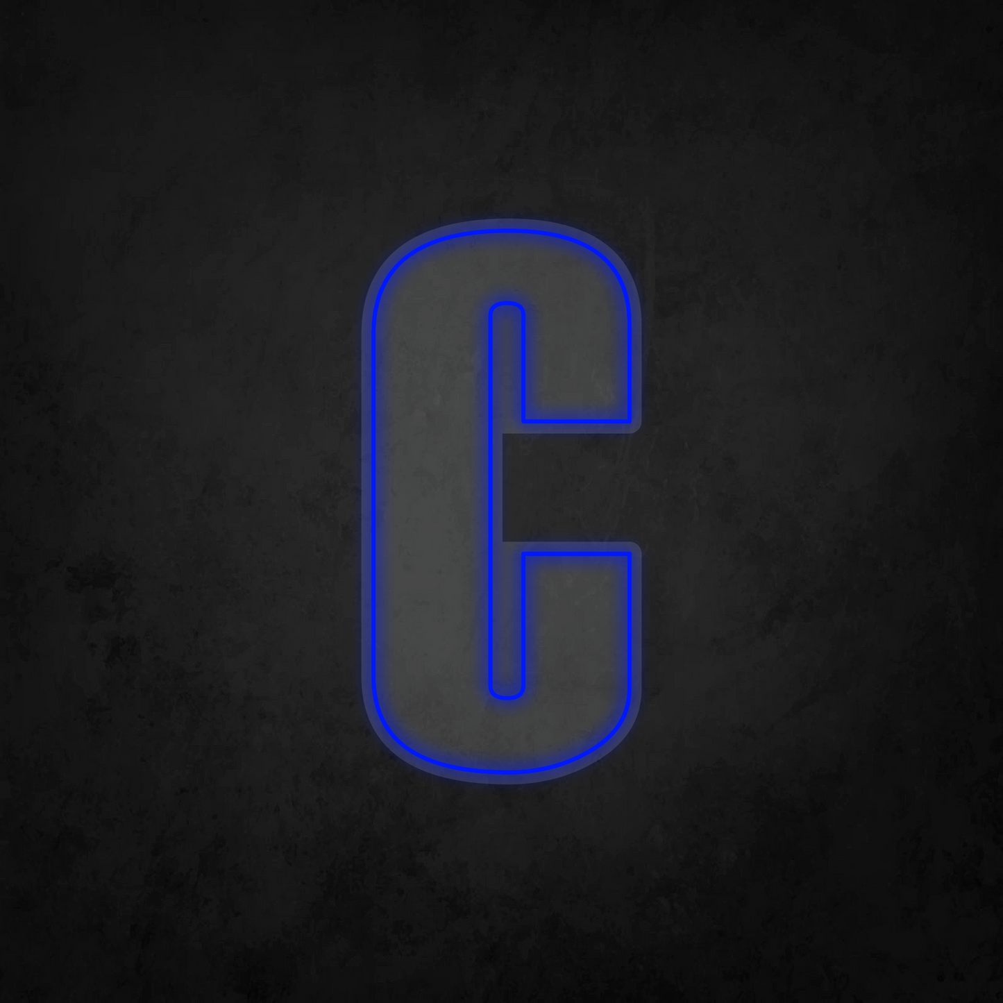 LED Neon Sign - Alphabet - C - XL Size