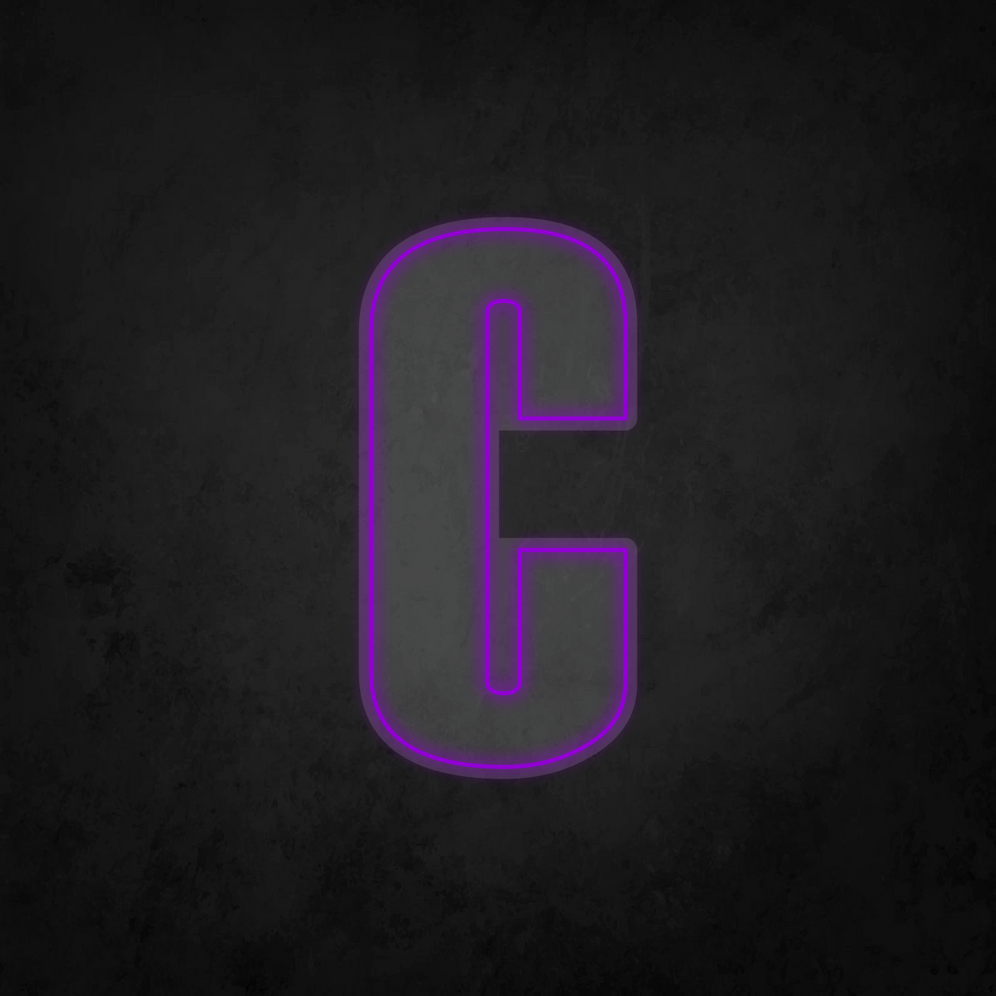 LED Neon Sign - Alphabet - C - XL Size