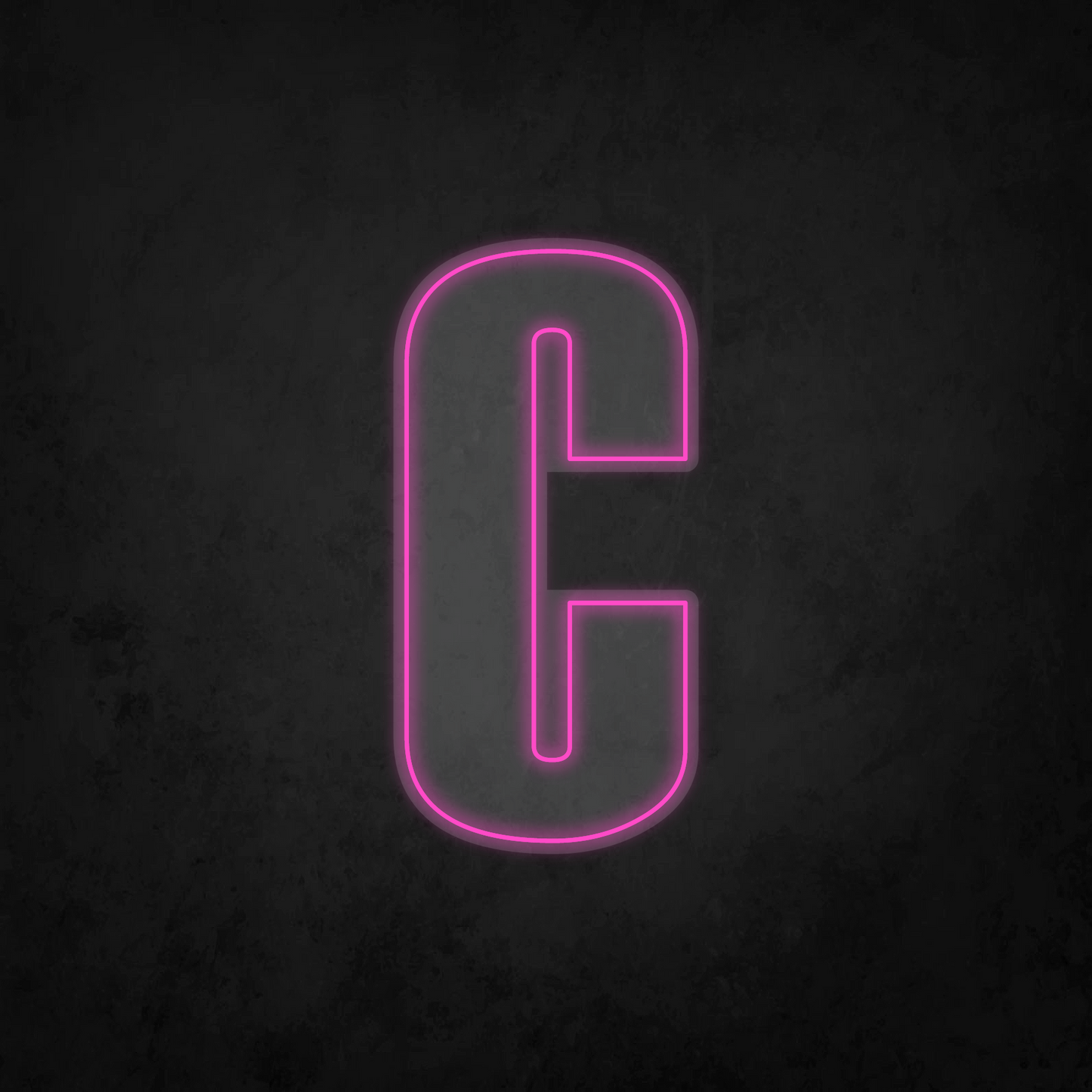 LED Neon Sign - Alphabet - C - XL Size