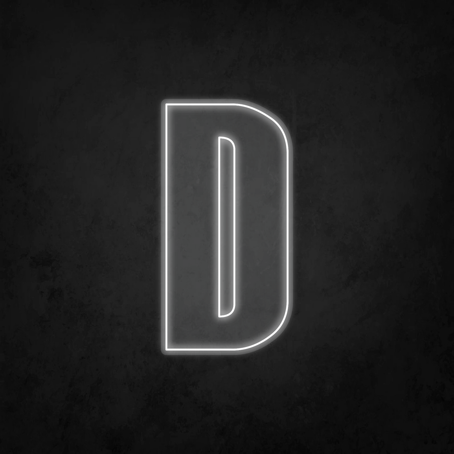 LED Neon Sign - Alphabet - D - XL Size