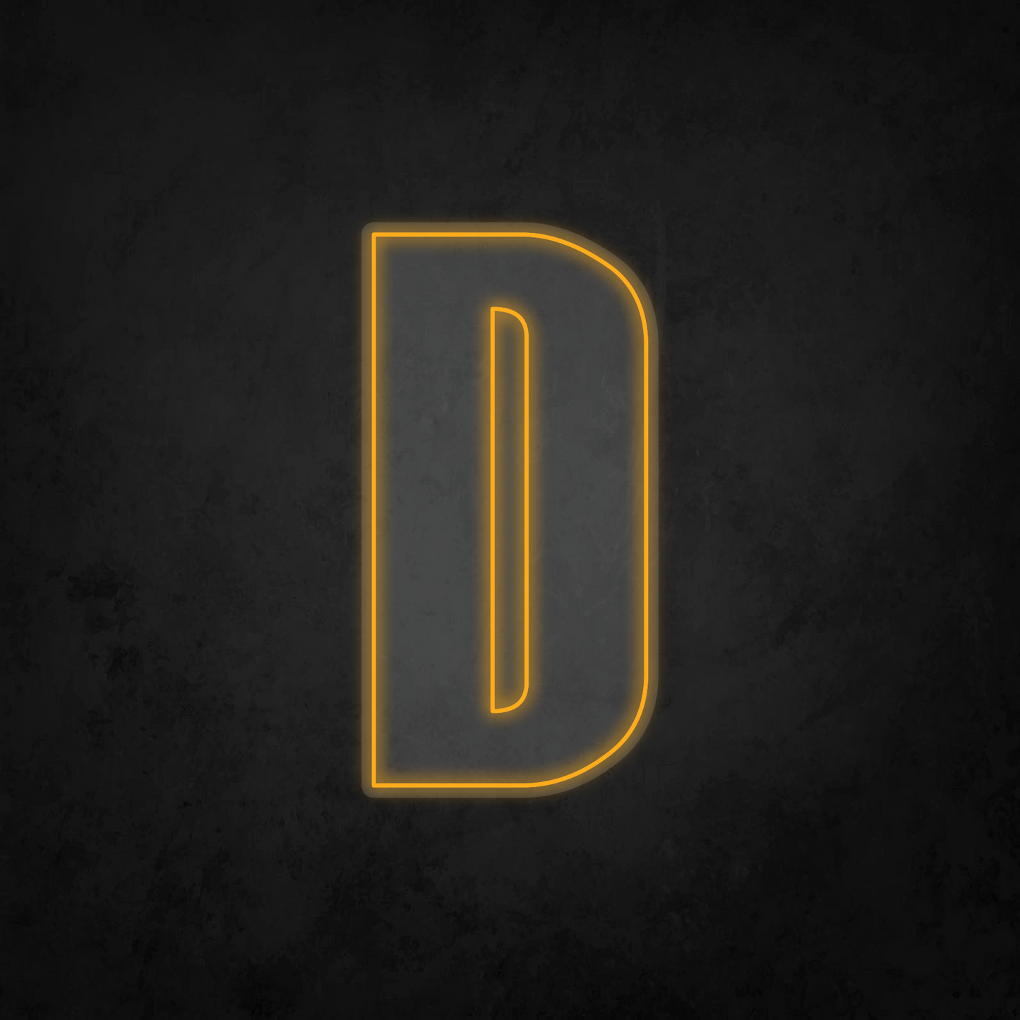 LED Neon Sign - Alphabet - D - XL Size