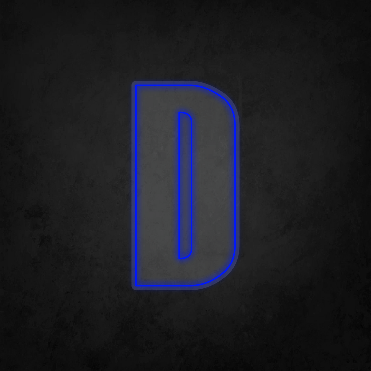 LED Neon Sign - Alphabet - D - XL Size
