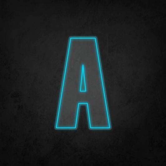 LED Neon Sign - Alphabet - A - XL Size