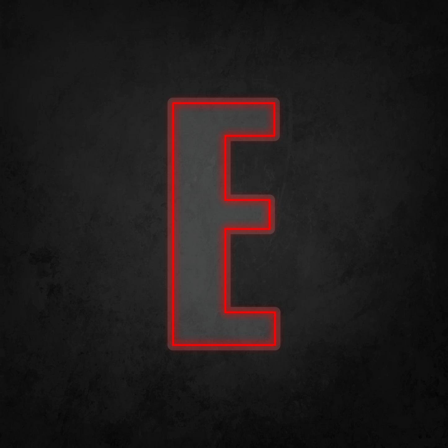 LED Neon Sign - Alphabet - E - XL Size
