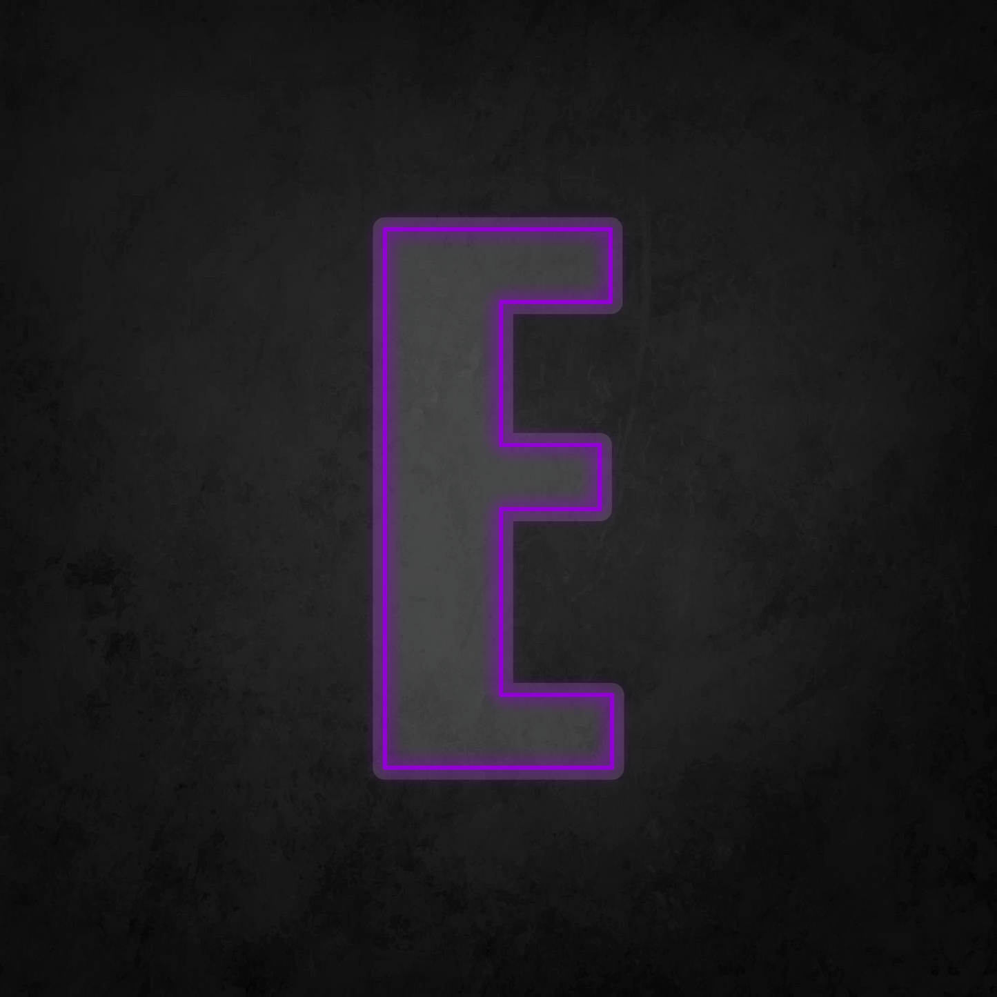 LED Neon Sign - Alphabet - E - XL Size