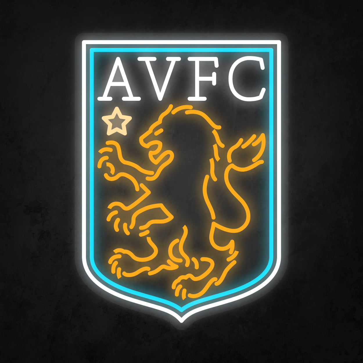 LED Neon Sign - Aston Villa F.C