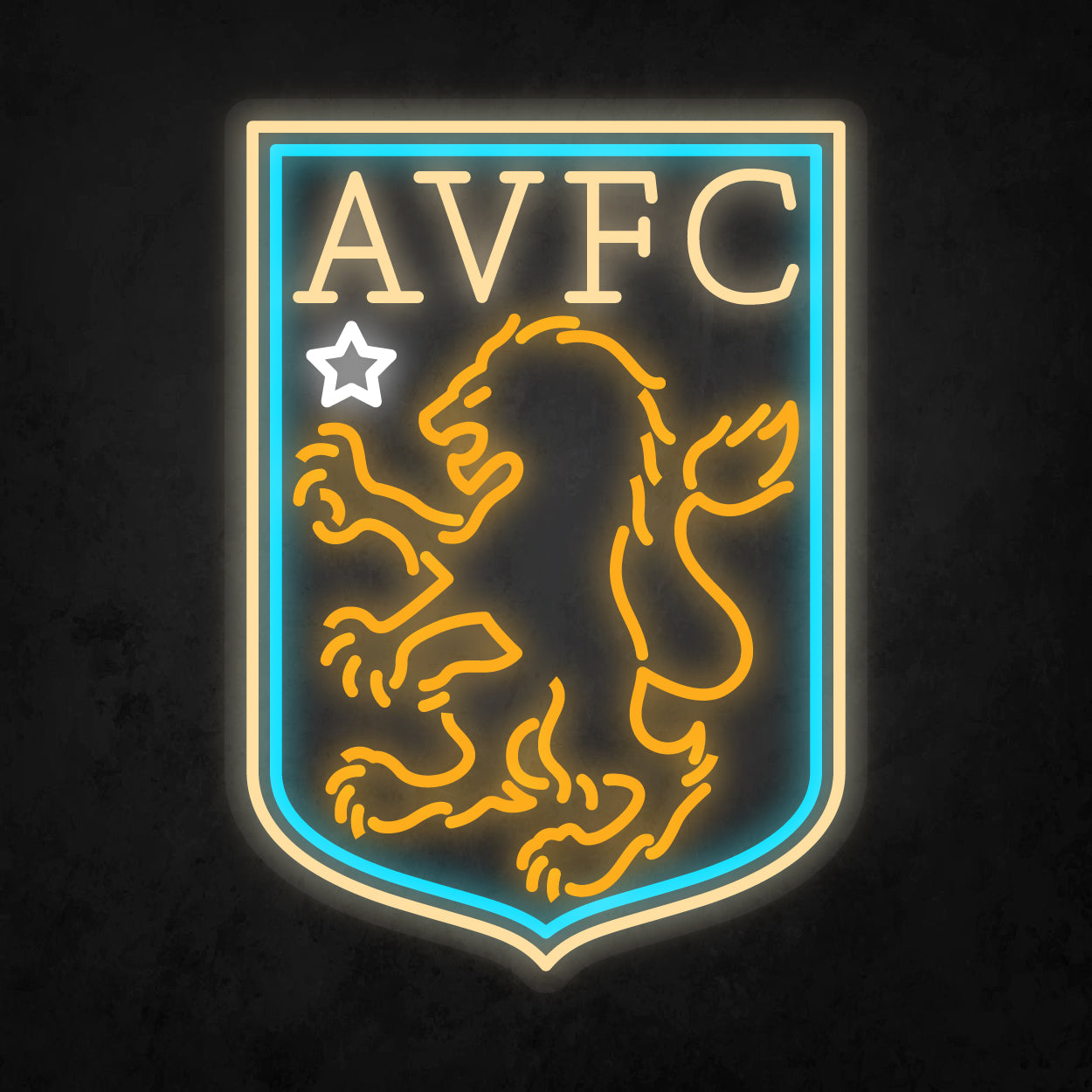 LED Neon Sign - Aston Villa F.C