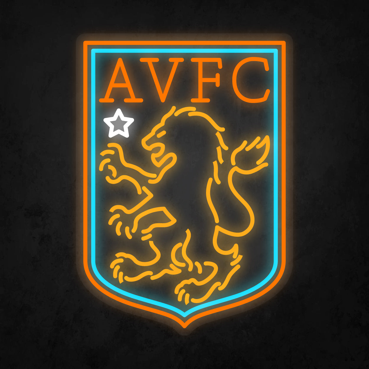 LED Neon Sign - Aston Villa F.C