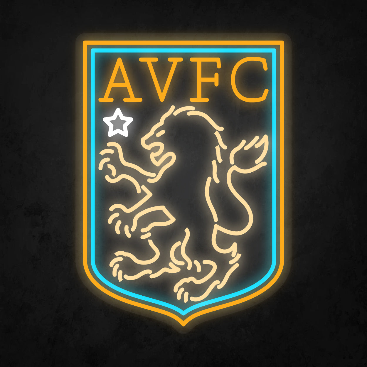 LED Neon Sign - Aston Villa F.C