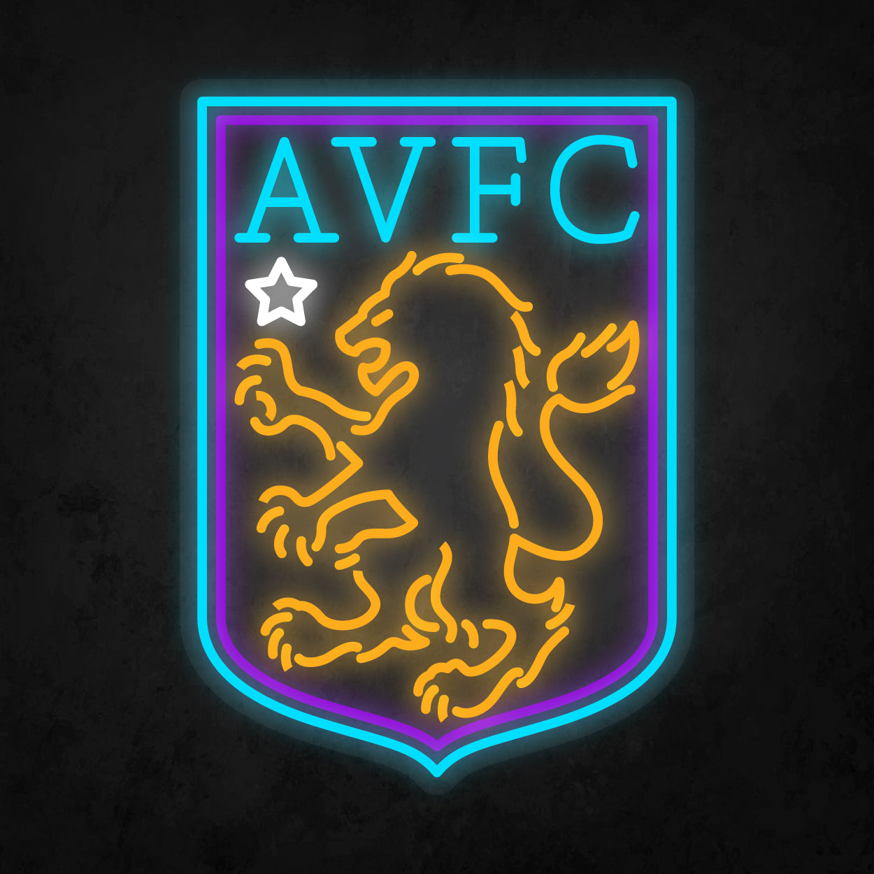 LED Neon Sign - Aston Villa F.C