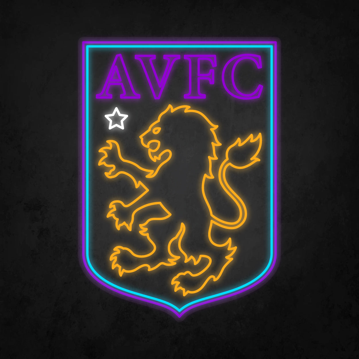 LED Neon Sign - Aston Villa FC X Large