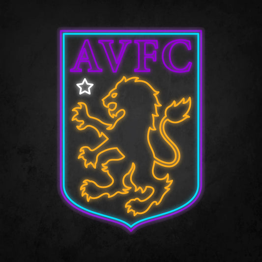 LED Neon Sign - Aston Villa FC X Large