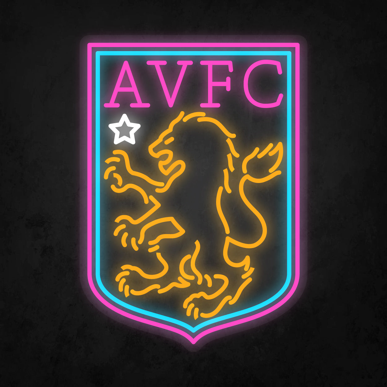 LED Neon Sign - Aston Villa F.C