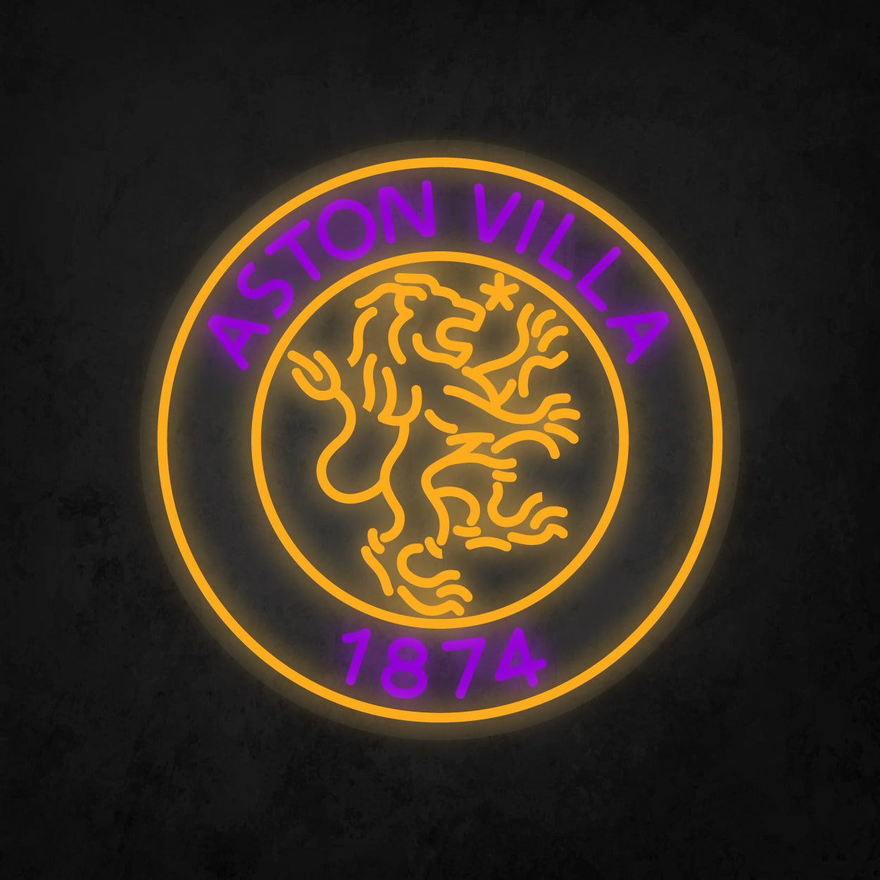 LED Neon Sign - Aston Villa F.C 2023