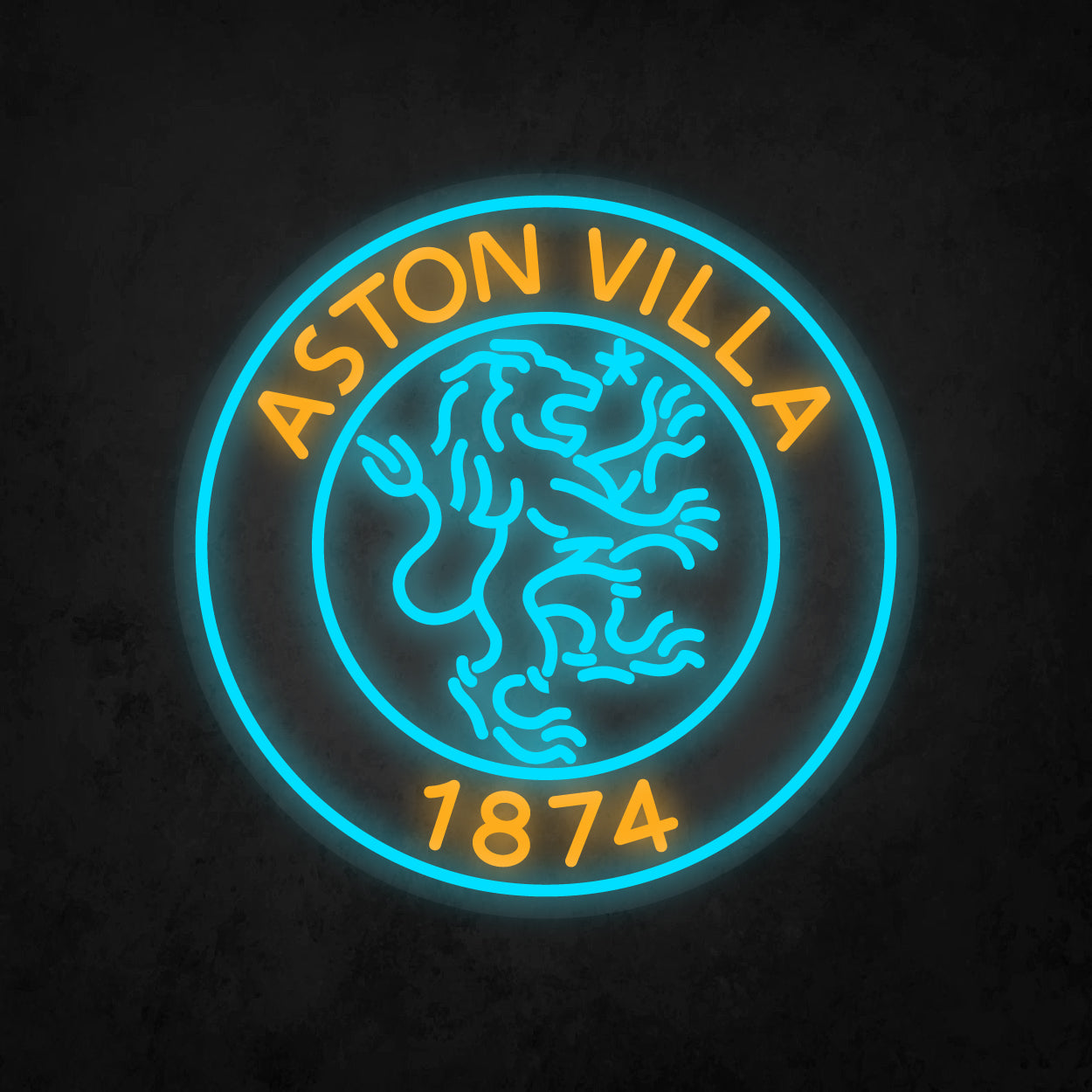LED Neon Sign - Aston Villa F.C 2023