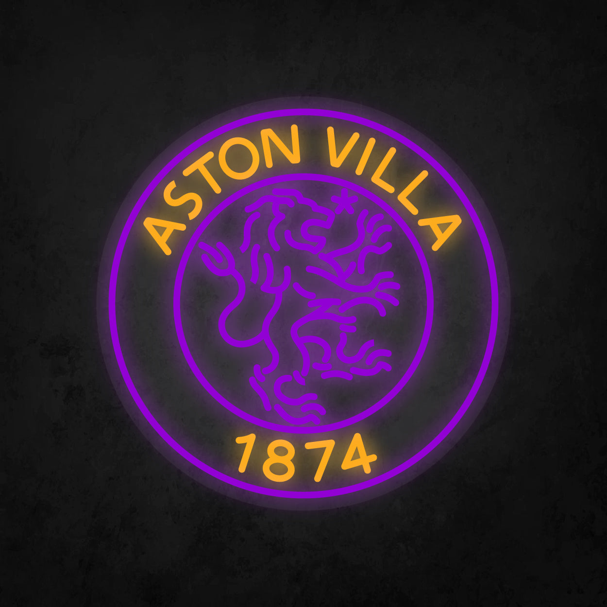 LED Neon Sign - Aston Villa F.C 2023