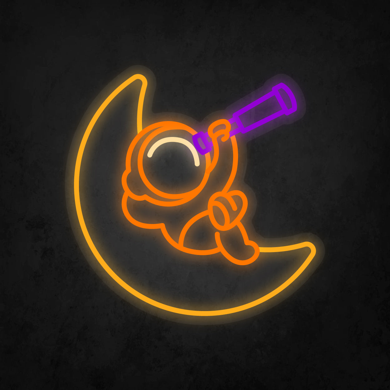 LED Neon Sign - Astronaut Relax on the Moon