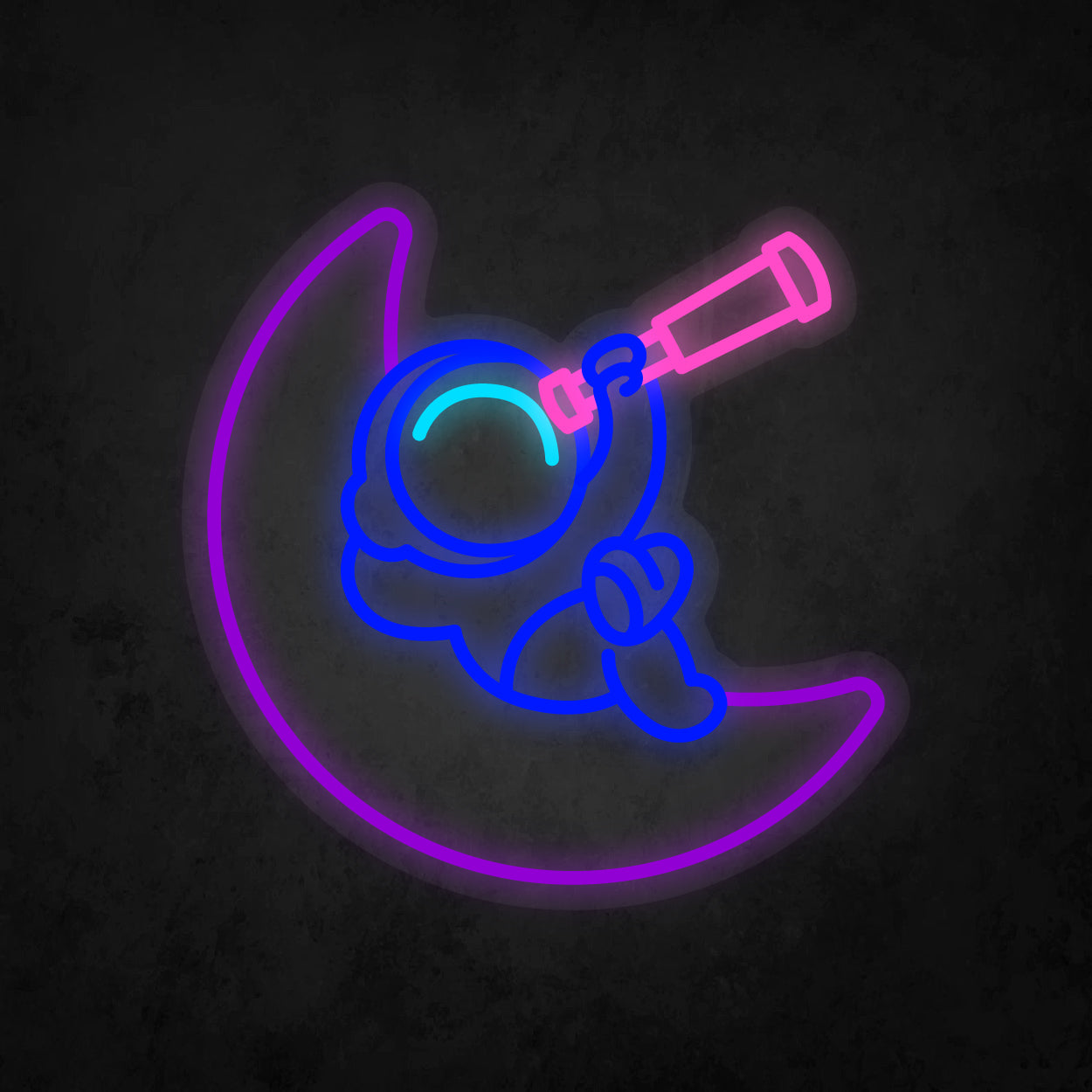 LED Neon Sign - Astronaut Relax on the Moon