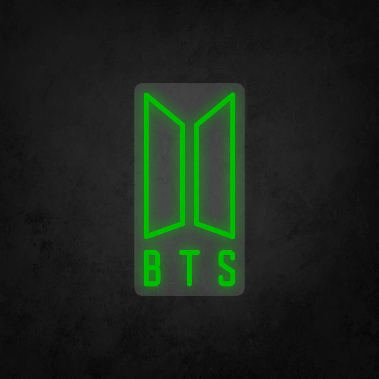 LED Neon Sign - BTS Logo