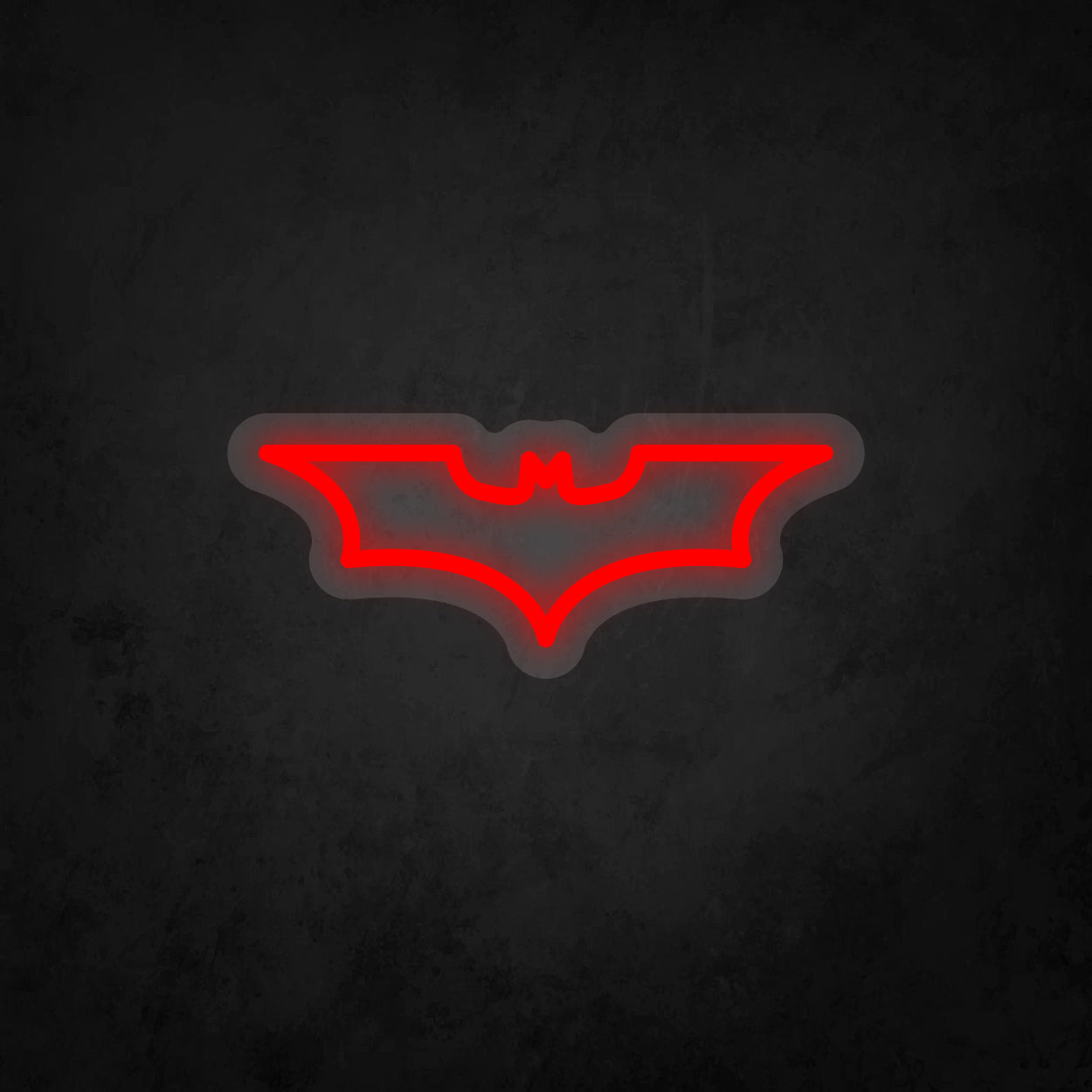 LED Neon Sign - Batman Dark Knight Emblem - Small