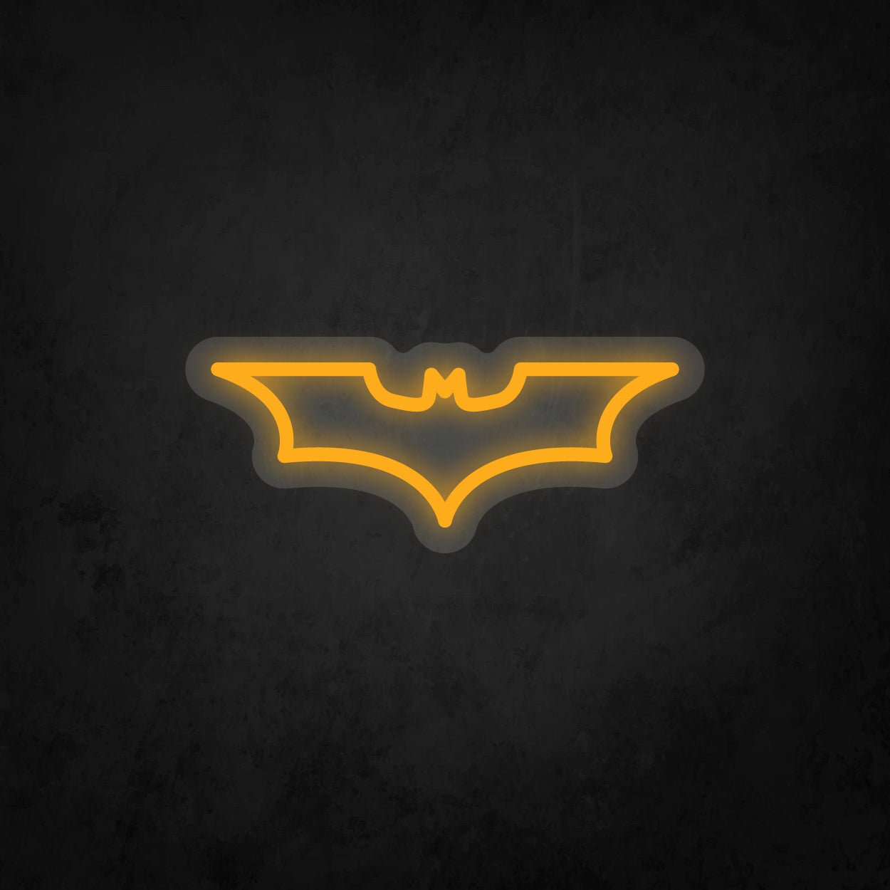 LED Neon Sign - Batman Dark Knight Emblem - Small