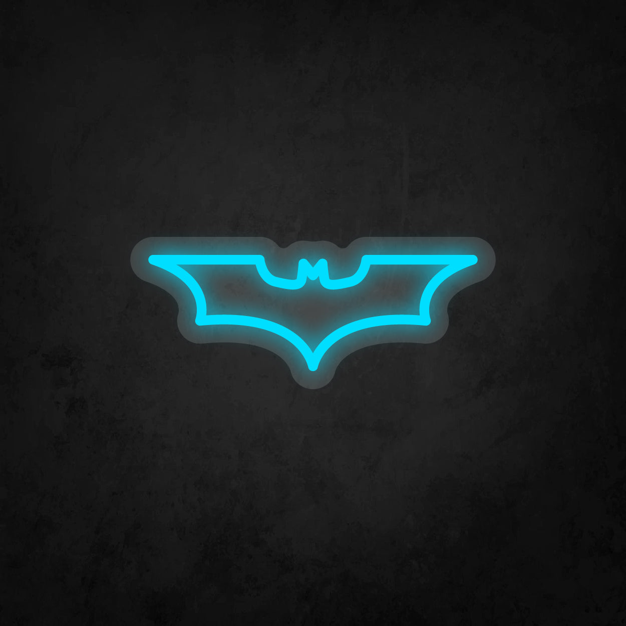 LED Neon Sign - Batman Dark Knight Emblem - Small