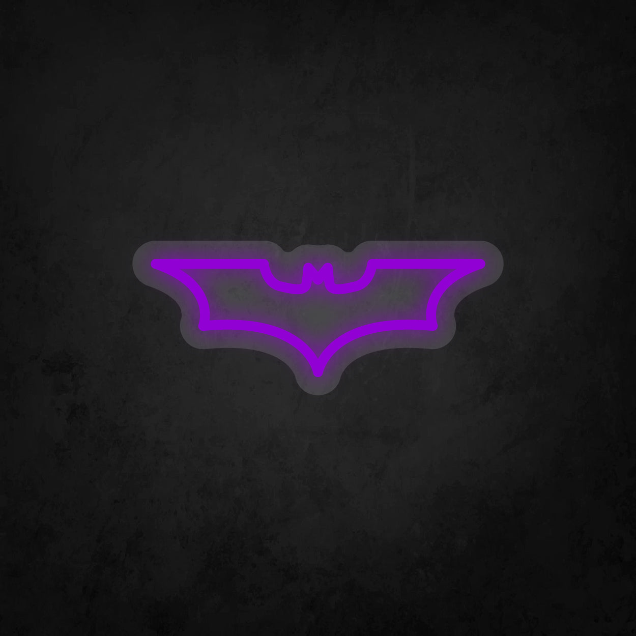 LED Neon Sign - Batman Dark Knight Emblem - Small