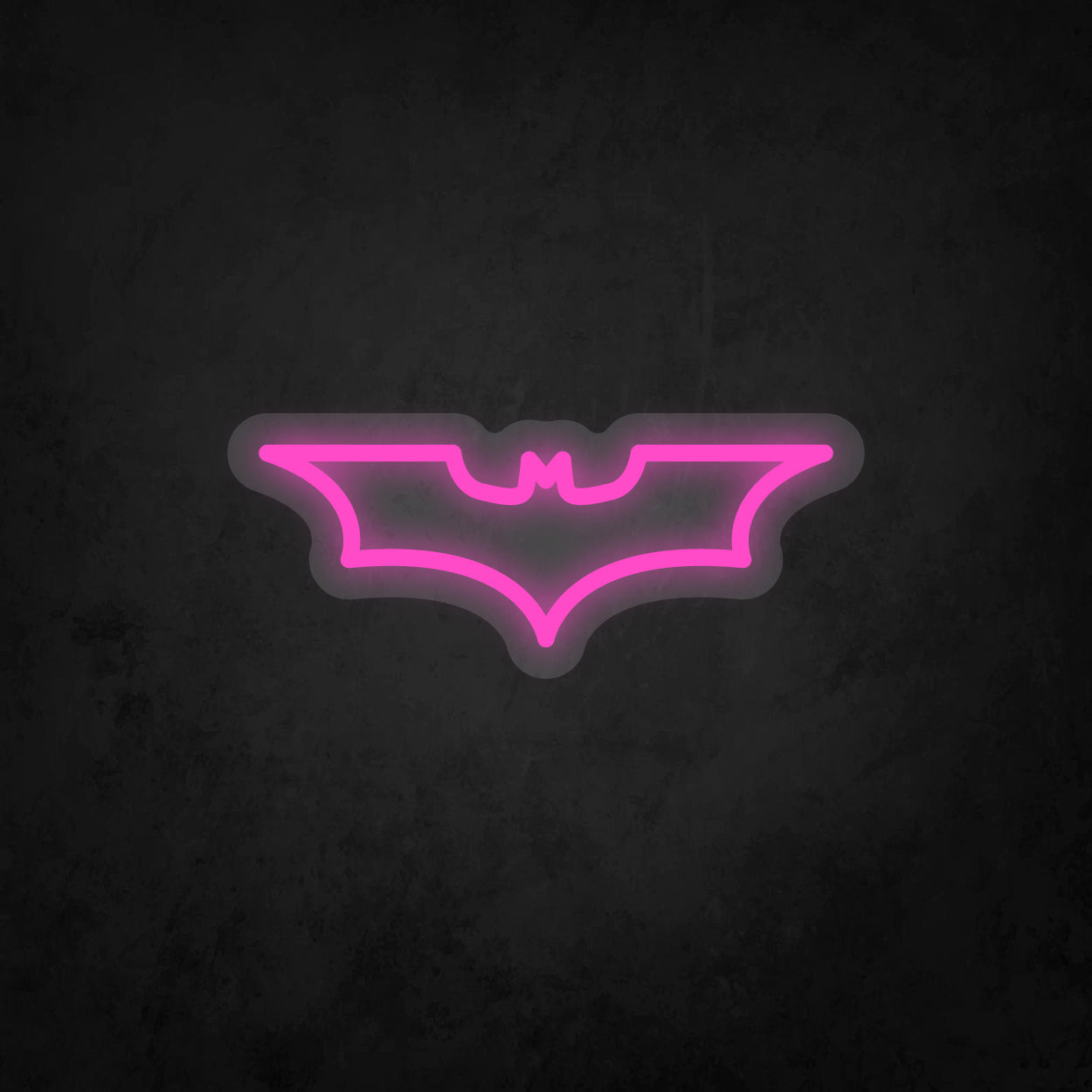 LED Neon Sign - Batman Dark Knight Emblem - Small
